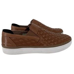 Mark Nason Men’s Leather Slip On Loafer Shoes Cognac Brown Size‎ 9.5